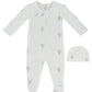Ciel Enfant Wrap Footie & Hat Set - Blue