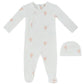 Ciel Enfant Wrap Footie & Hat Set - Pink