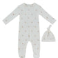 Petits Amis Footie & Hat Set - Pink