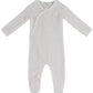 Stripe Stamp Footie - Pink