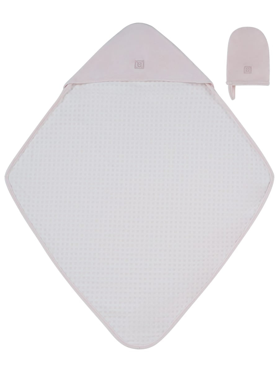 KB Logo Towel and Mitt Set - Pink