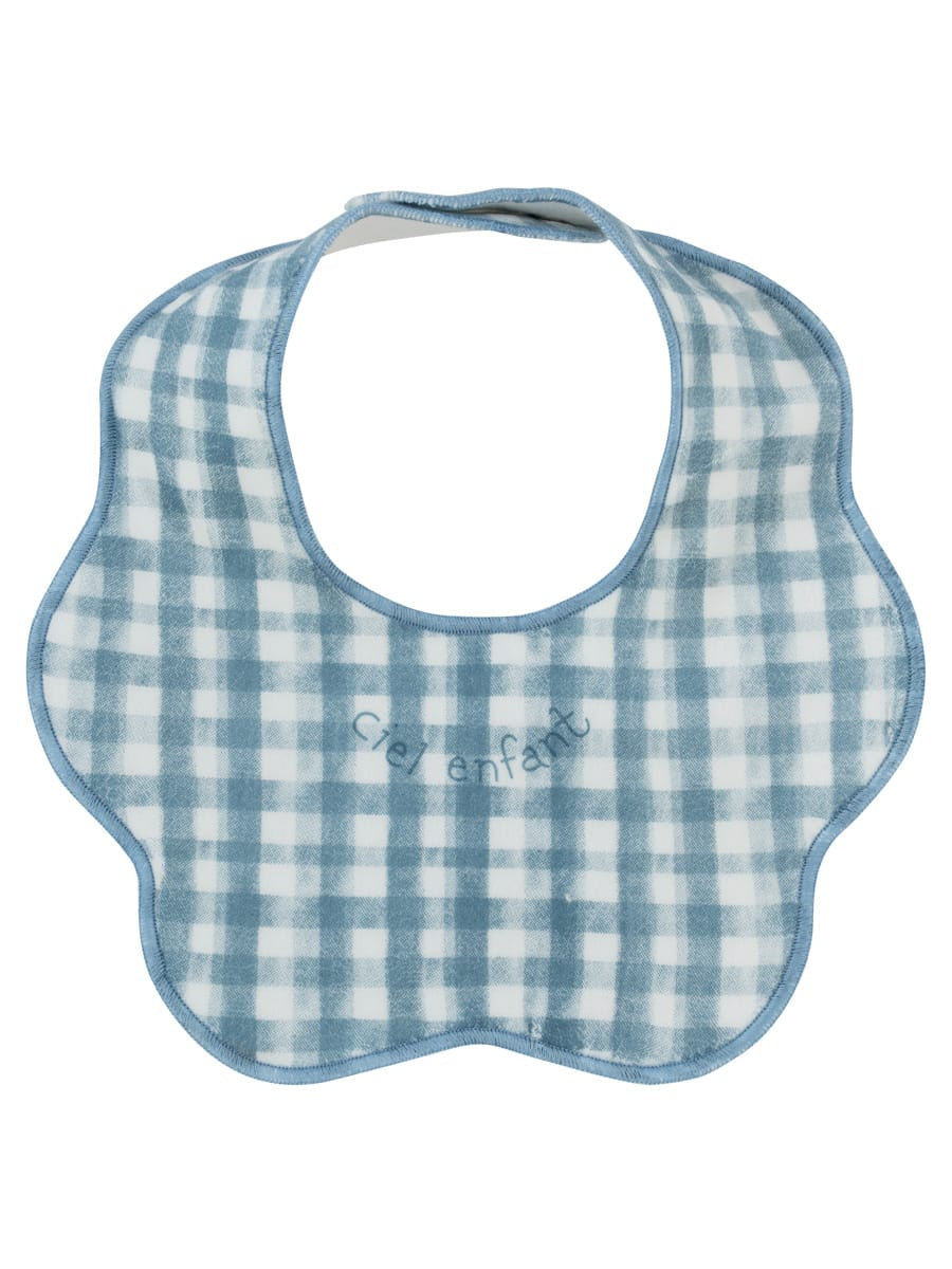 Ciel Enfant Gingham Bib - Blue