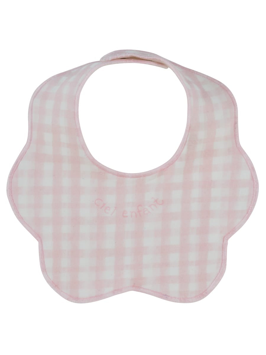 Ciel Enfant Gingham Bib - Pink