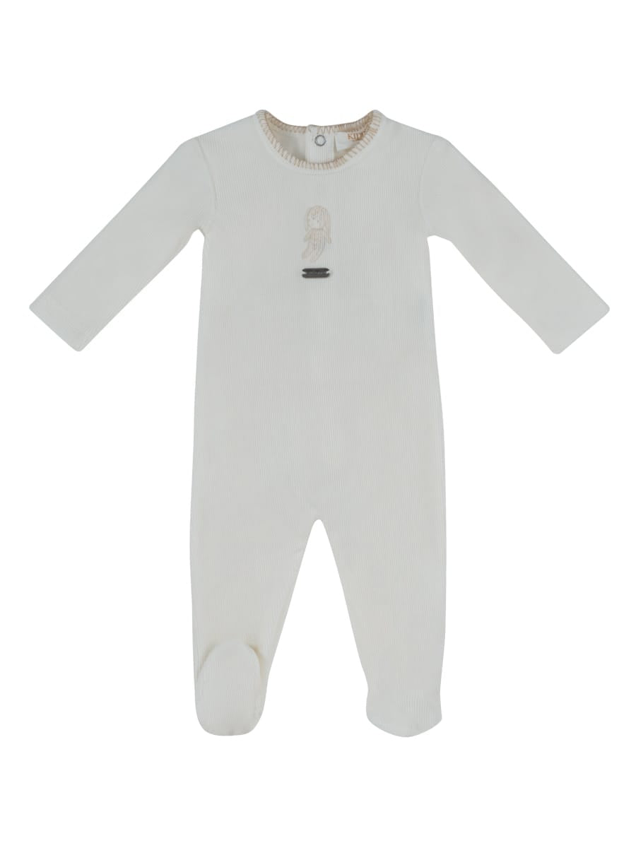 Atelier Bunny Footie - White