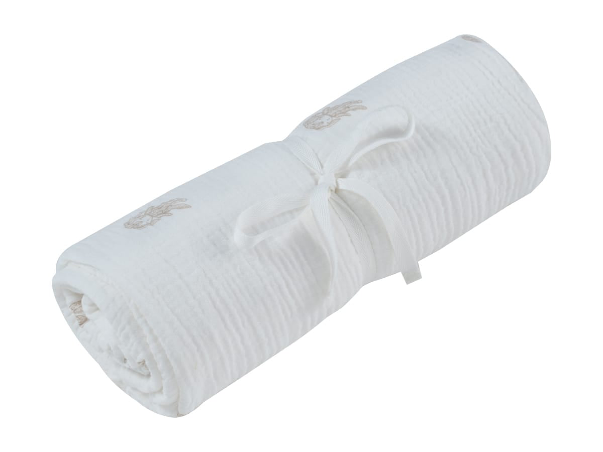 Atelier Bunny Swaddle - White