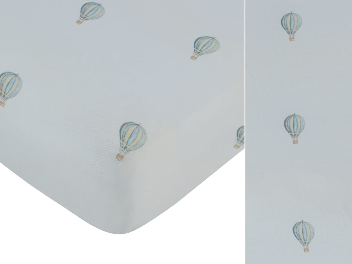 Ciel Enfant Fitted Bassinet Sheet - Blue