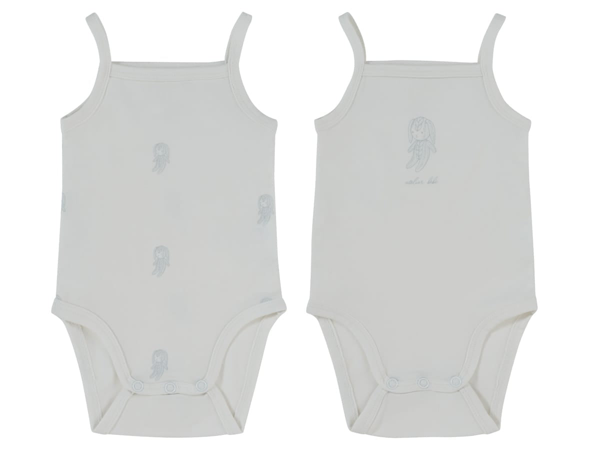 Atelier Bunny Onesies 2 Pack - Blue