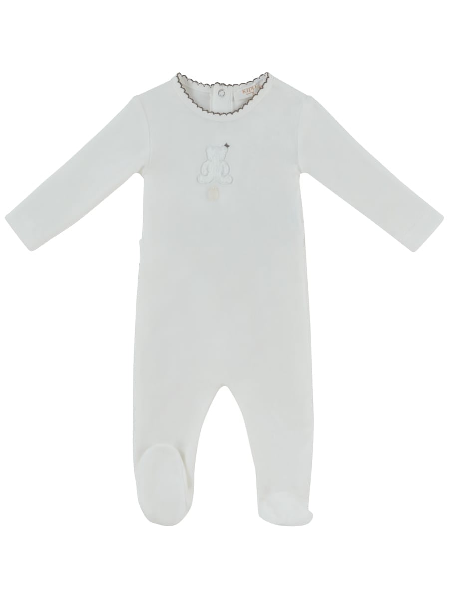 Fur Ever Yours Footie - Taupe