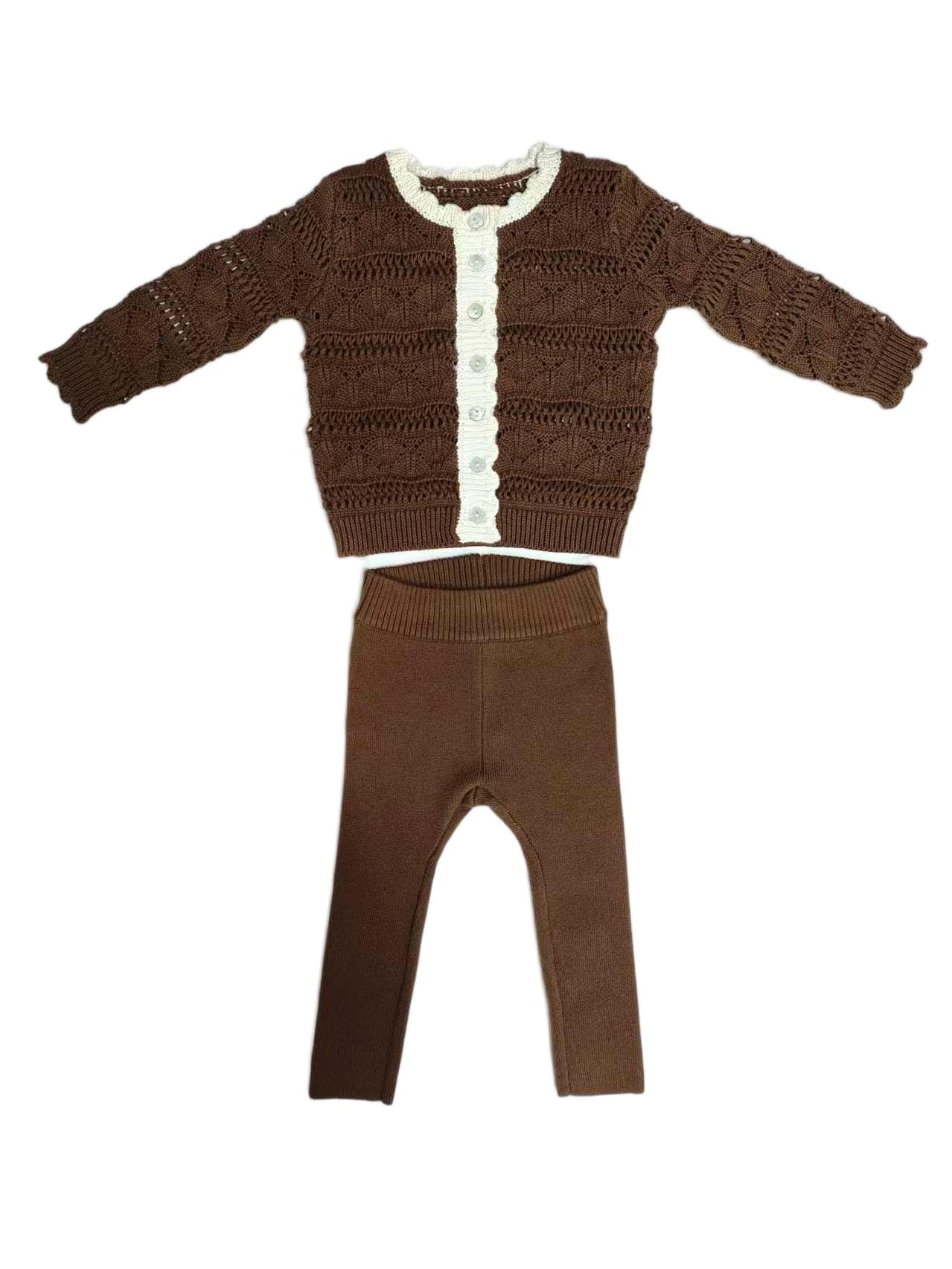 Cynthia Knit Set - Caramel