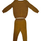 Samantha Knit Set - Mustard