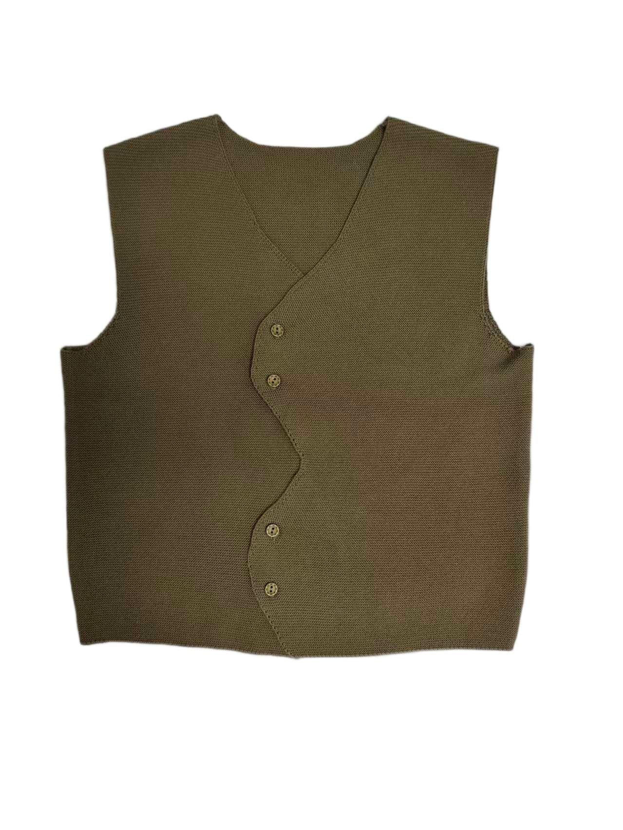 Nola Knit Vest - Mustard