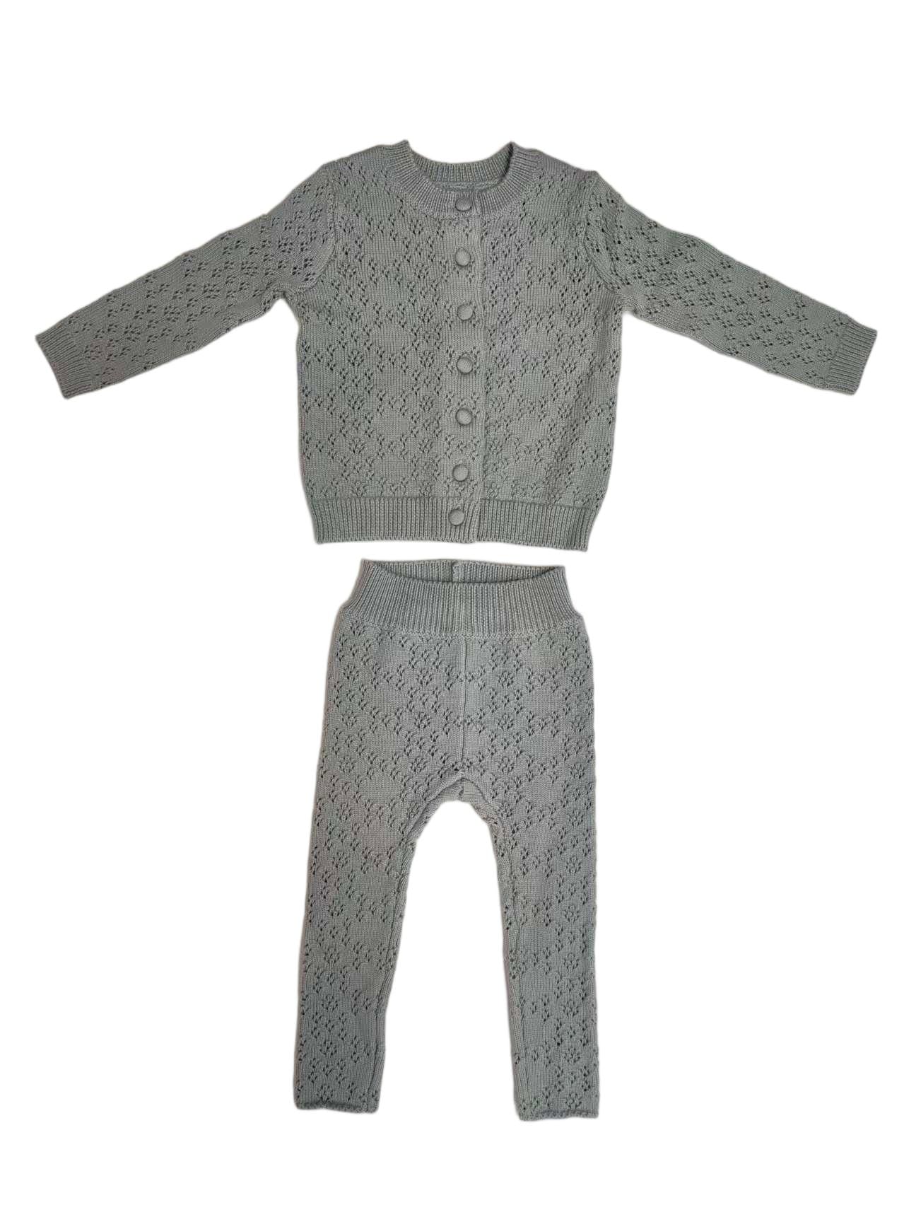Lyla Pointelle Set - Blue