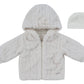 Atelier Cable Fur Jacket & Hat - White