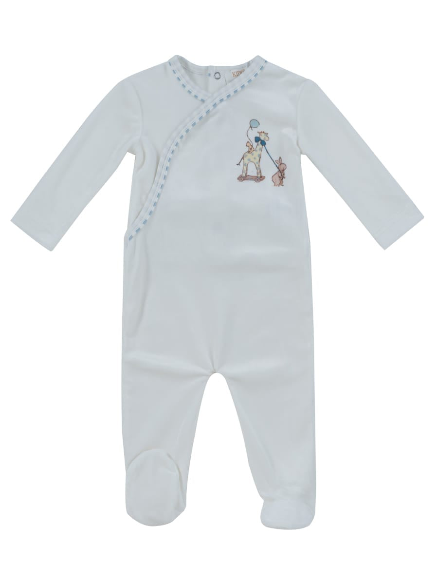 Meadow Friends Footie - Blue