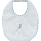 Meadow Friends Footie Bib - Blue
