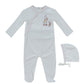 Meadow Friends Footie & Hat Set - Pink