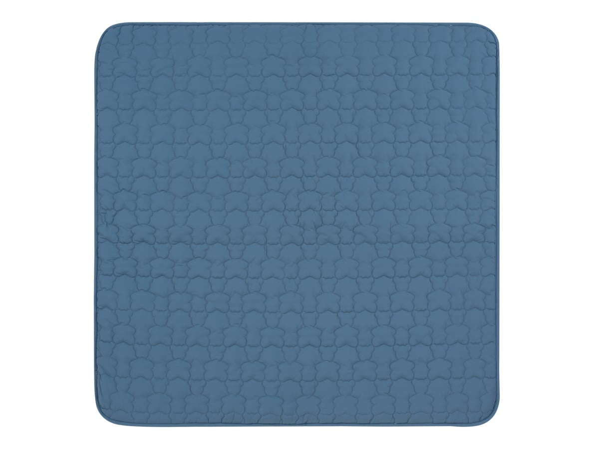 Petit Ours Padded Blanket - Blue