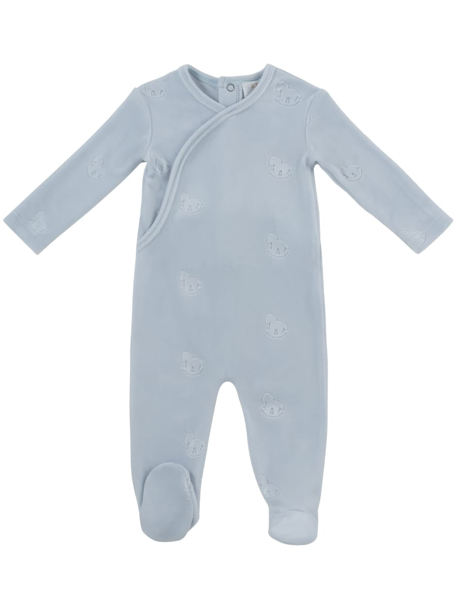 Whinny Wrap Footie - Blue