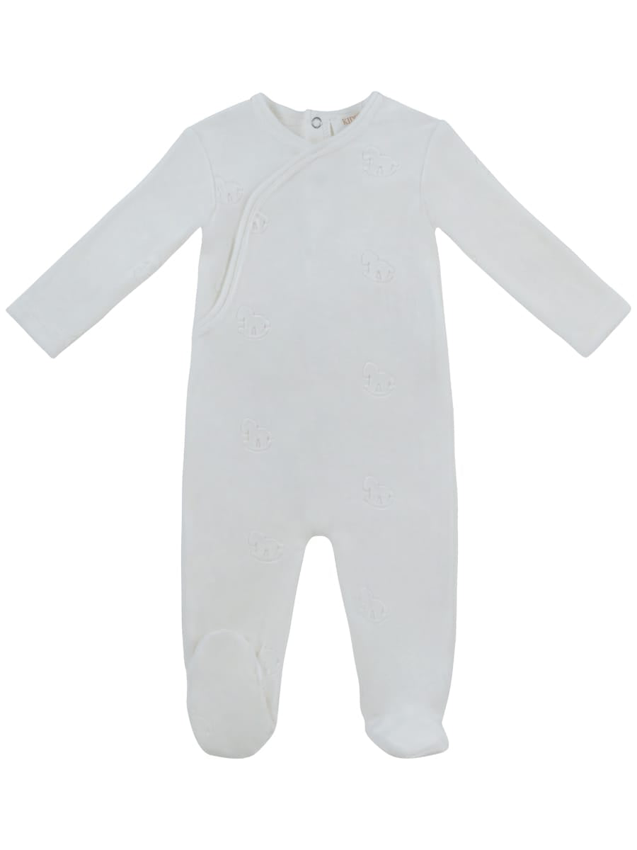 Whinny Wrap Footie - White