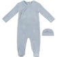 Whinny Wrap Footie & Hat Set - Blue