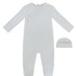 Whinny Wrap Footie & Hat Set - White