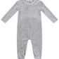 Petite Petal Footie - Blue