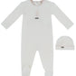Atelier Bunny Footie & Hat Set - Pink