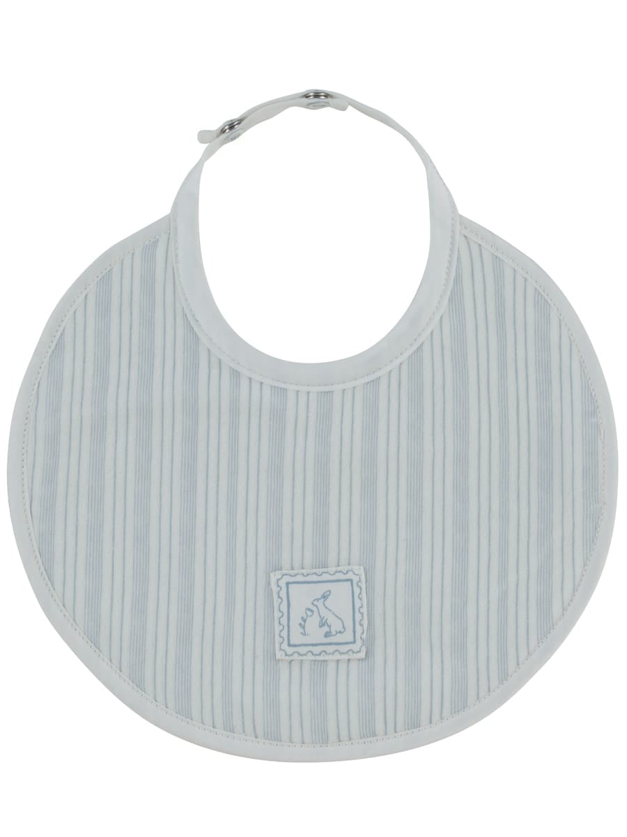 Stripe Stamp Bib - Blue