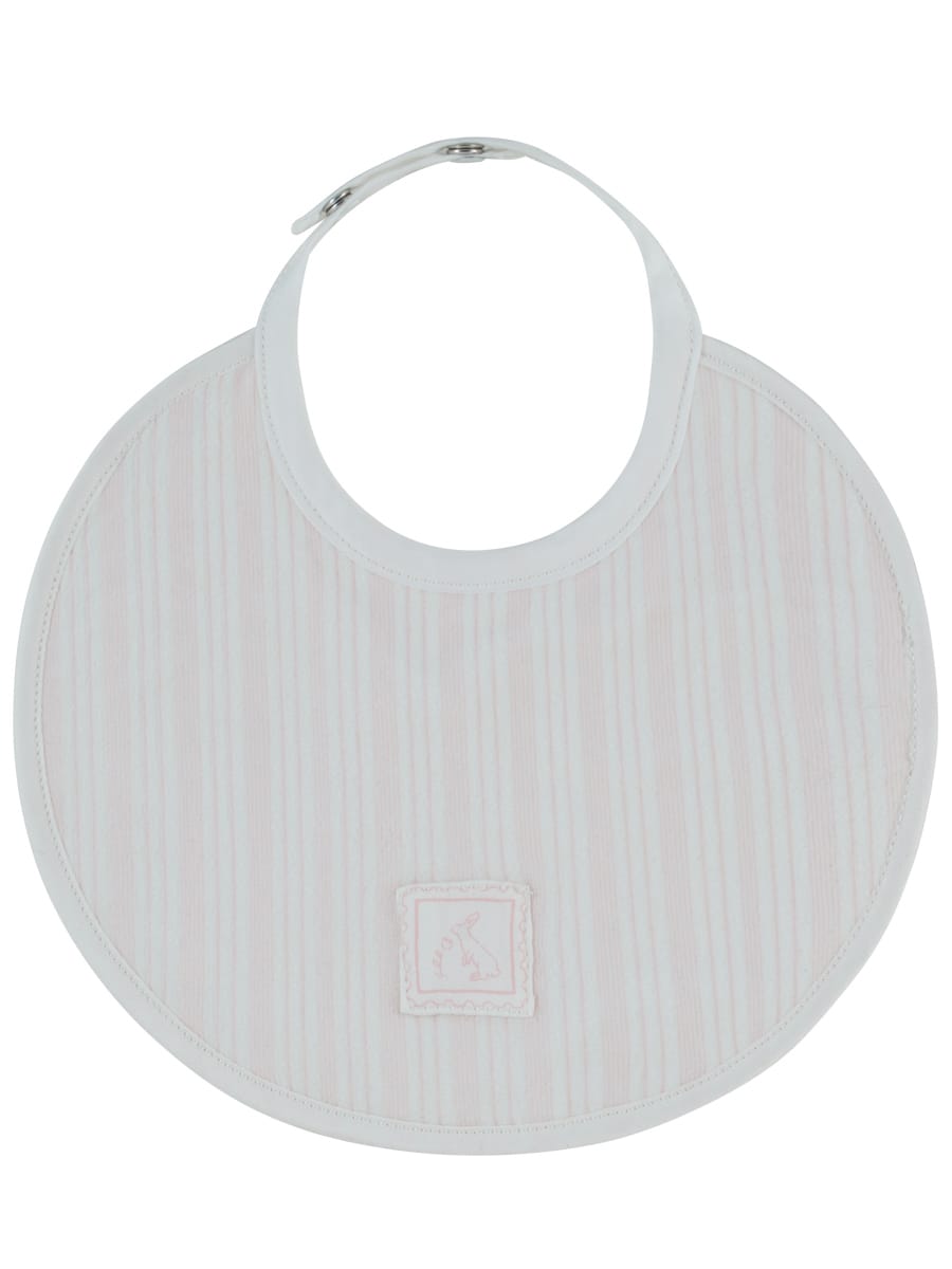 Stripe Stamp Bib - Pink