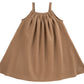 Sienna Pinafore Jumper - Chestnut