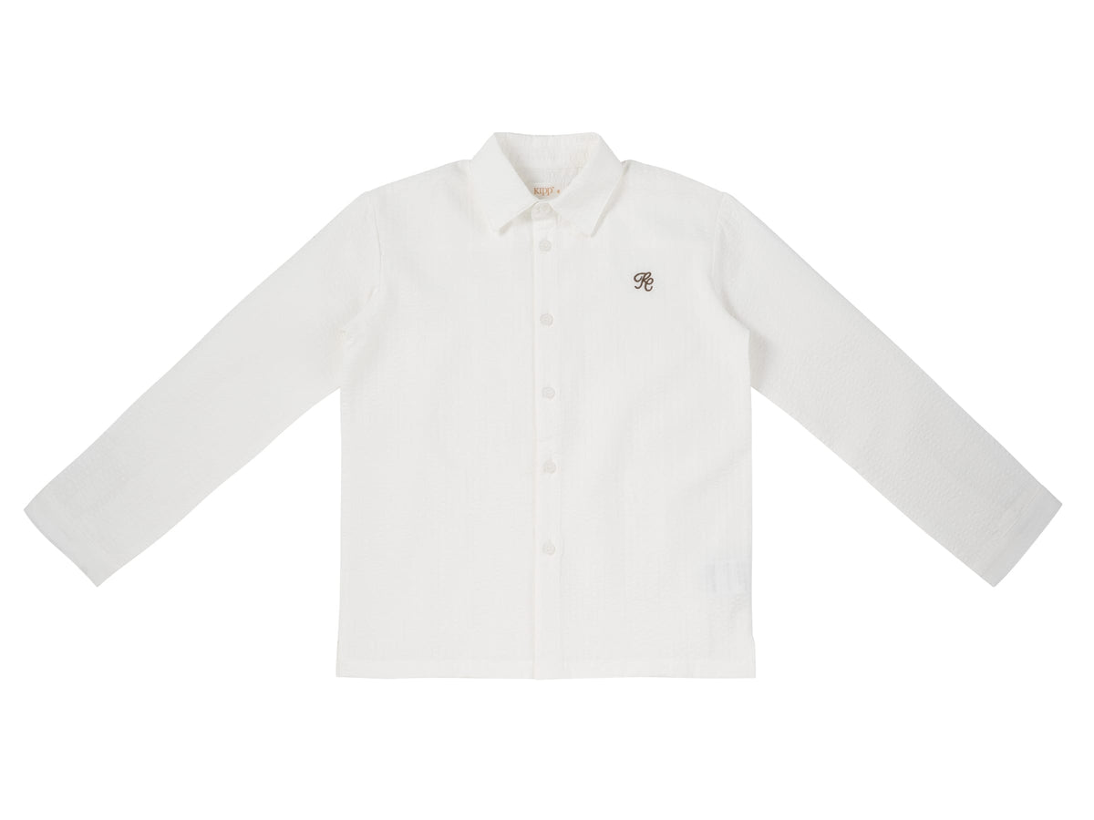 Sol Stripe Shirt - White