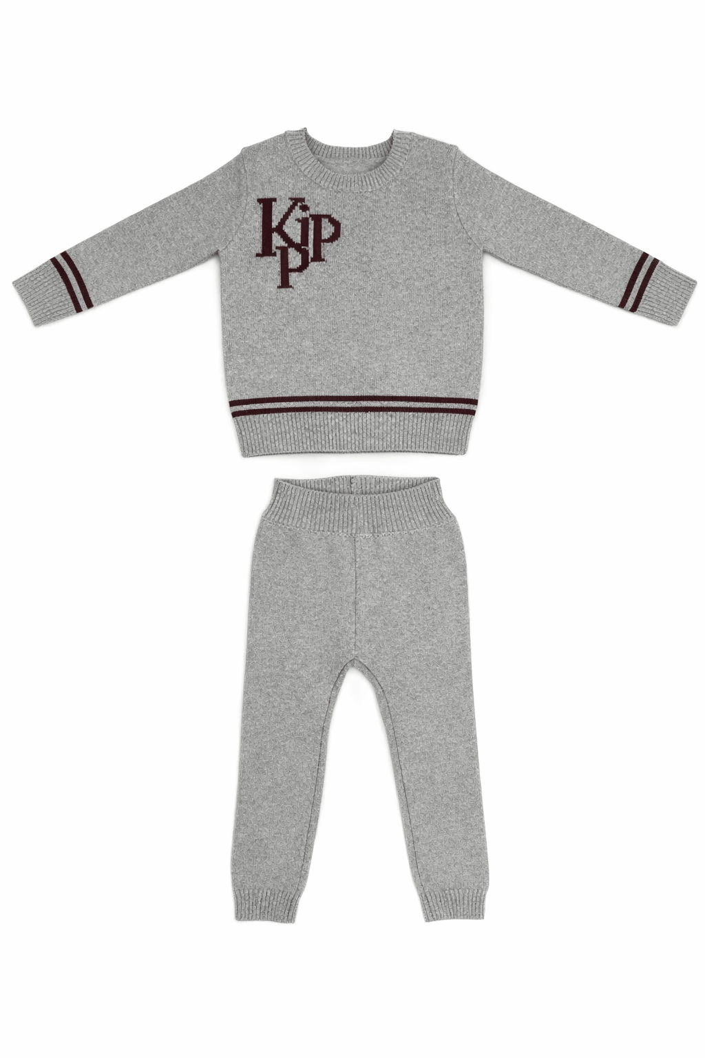 Oscar Knit Set - Cranberry