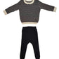 Kenny Textured Knit Set - Navy