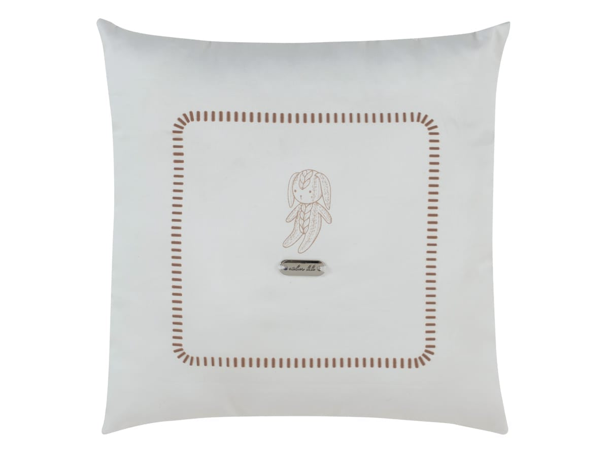 Atelier Cable Throw Pillow - Taupe