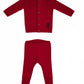 Bunny Knit Set - Red