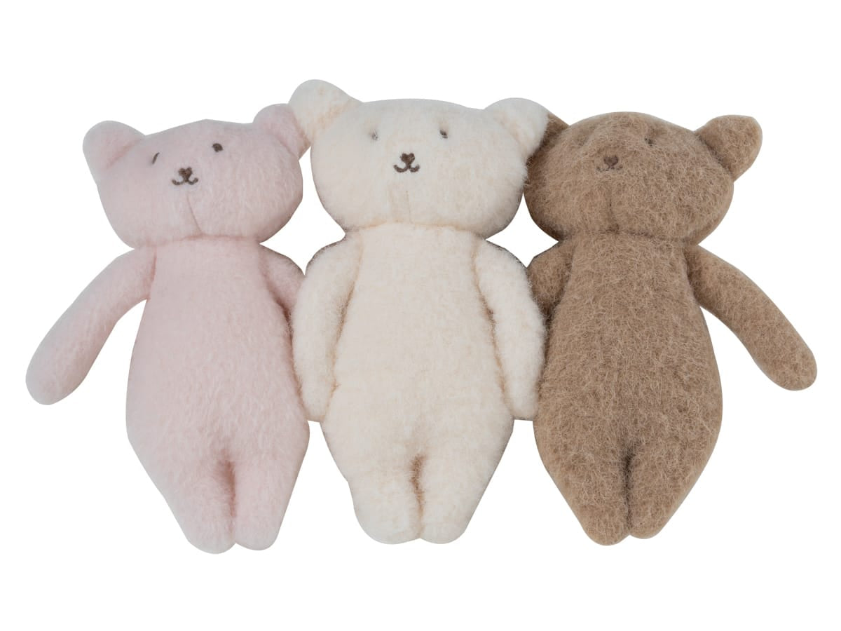 Mon Bebe Teddy Trio - Pink
