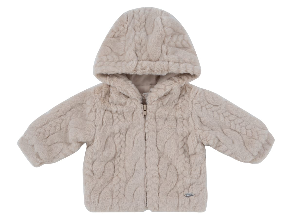 Atelier Cable Fur Jacket - Stone