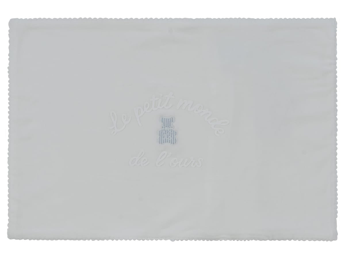 Petit Ours Pillow - Blue