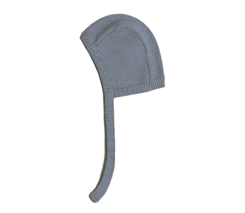 Teddy Knit Hat - Blue