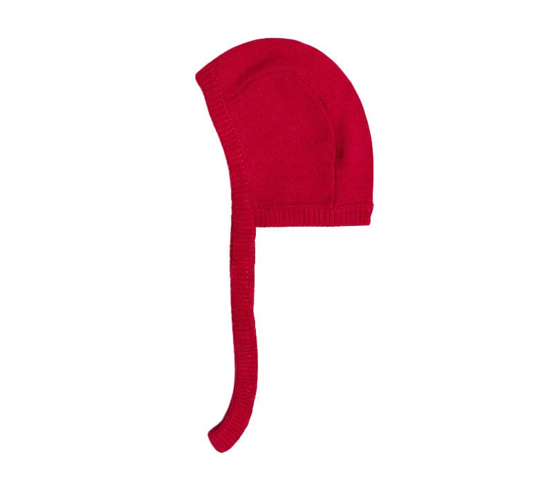 Teddy Knit Hat - Red