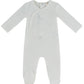 Petit Ours Pattern Footie - Blue