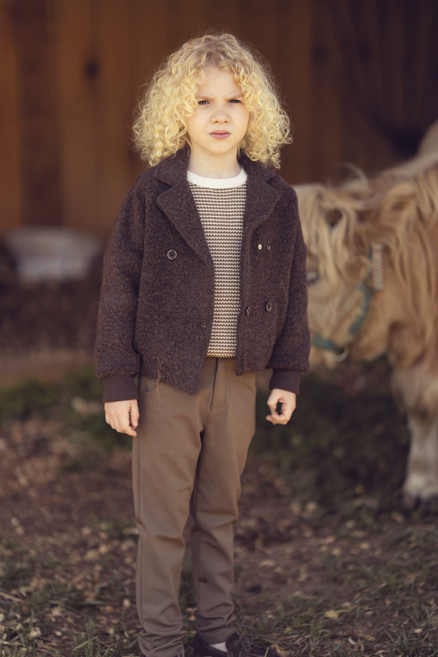 Kenny Textured Sweater - Chestnut – KIPP™ Collection