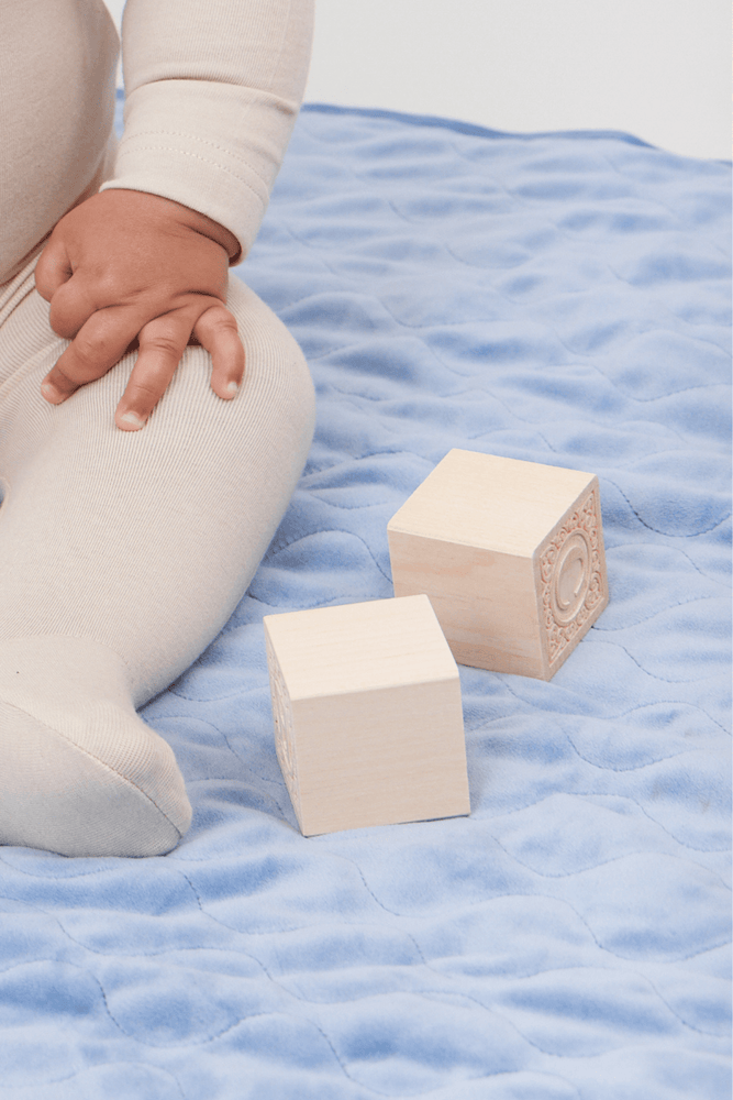 
                  
                    Bisous Padded Blanket - Blue
                  
                