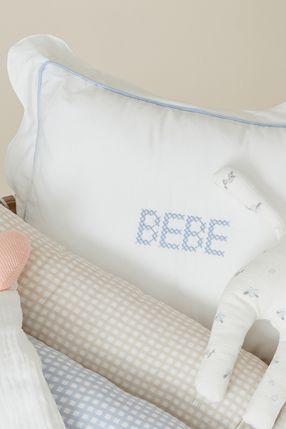 Bebe 4 Piece Crib Set - Blue