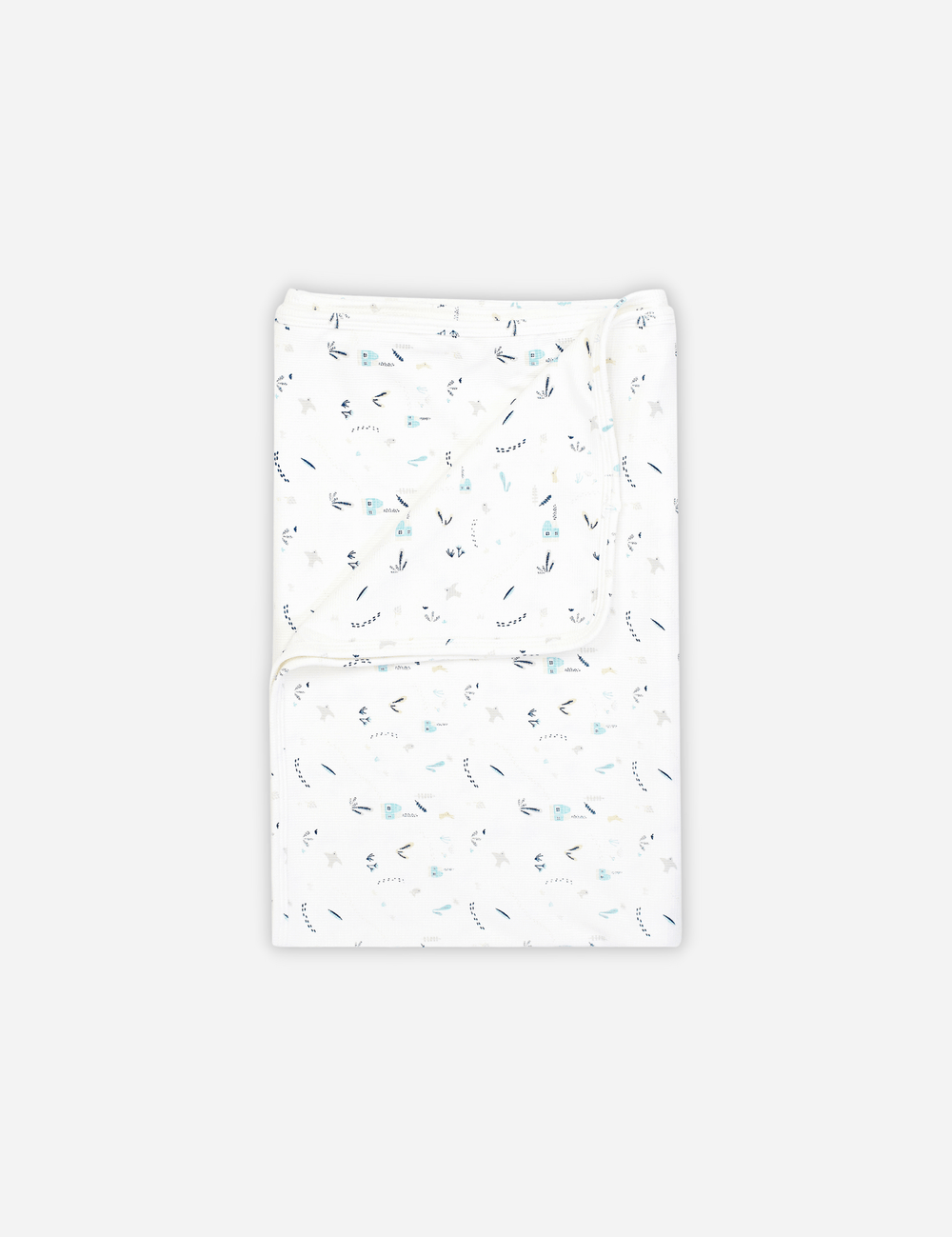 Botanical Blanket - Blue